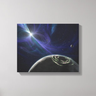 Toile Système de la planète pulsar