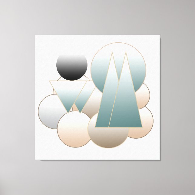 Toile Système de planète futuriste de l'art spatial Abst (Recto)