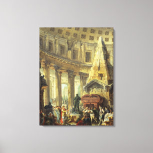 Toile T28516 Alexandre le Grand visitant la Tombe d'Ac