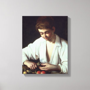 Toile T31971 A Young Boy Peeling