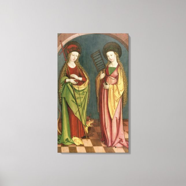 Toile T32982 St. Margaret d'Antioche et St. Faith, c.15 (Recto)