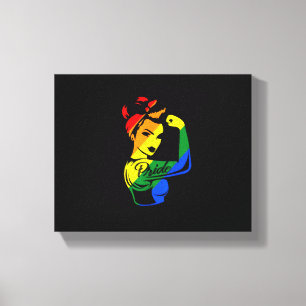 Toile T-shirt de la Rainbow Pride LGBT