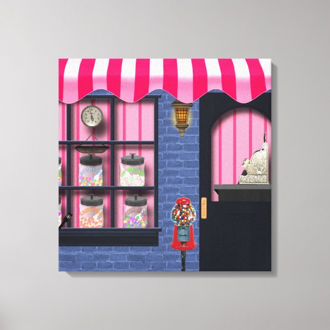 Toile Tabac de la Boutique de bonbons (Recto)