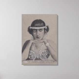 Toile Tableau original de Silent Film Star