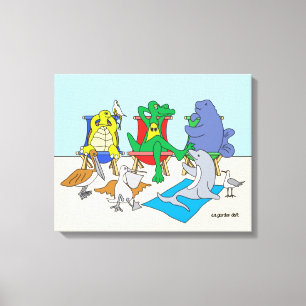 Toile Tableaux autochtones 16x20