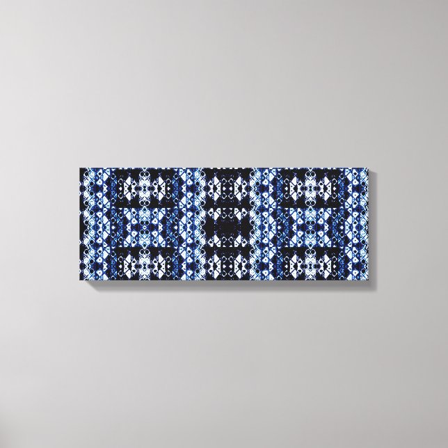 Toile Tableaux d'art Abstraits inspirés de Shibori (Recto)