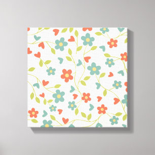Toile Tableaux Fleurs De Printemps Cute