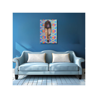 Toile Tableaux tripartites africains