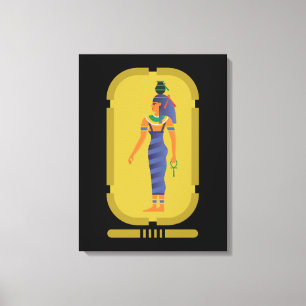 Toile Tablette de déesse égyptienne