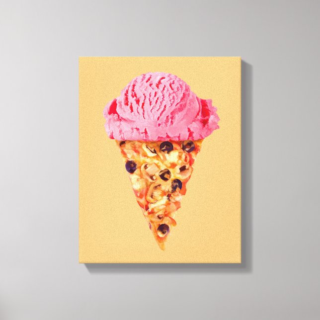 Toile Tablette de pizza à glace (Recto)