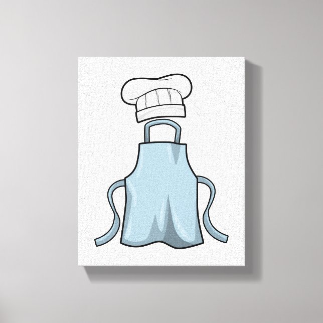 Toile tablier de cuisine et casquette de Cuisine (Recto)
