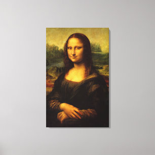 Toile Taille réelle Léonard de Vinci Mona Lisa Imprime