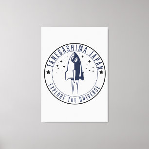 Toile Tanegashima Japon Explorez l'Univers 