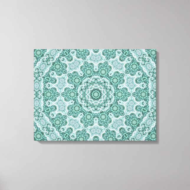 Toile Tantalisation en turquoise (Recto)