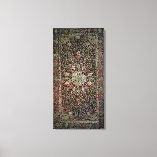 Toile Tapis Ardabil fait pour la mosquée à Ardabil (Recto)