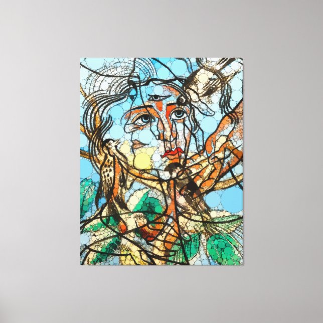 Toile Tarin, points d'infini par Francis Picabia (Recto)