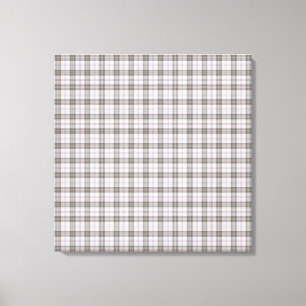 Toile Tartan gris mode