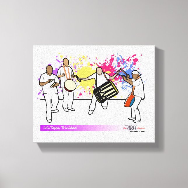 Toile Tassa Band, Trinité-et-Tobago (Recto)