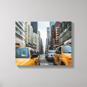 Toile Taxis jaunes de New York