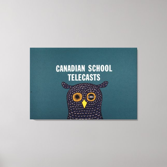 Toile Télécommunications scolaires canadiennes (Recto)