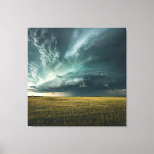 Toile Tempête au-dessus des plaines - Le rêve de Storm C