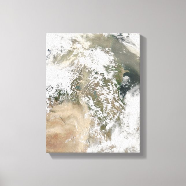 Toile Tempête de poussière au Moyen-Orient (Recto)