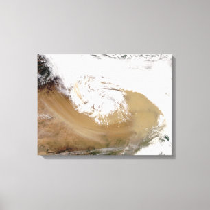 Toile Tempête de poussière dans la Chine du Nord 2