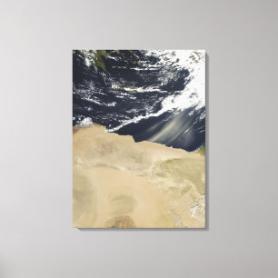 Toile Tempête de poussière en Egypte