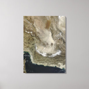 Toile Tempête de poussière en Iran