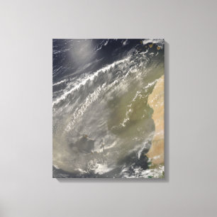 Toile Tempête de poussière outre de l'Afrique de l'oue