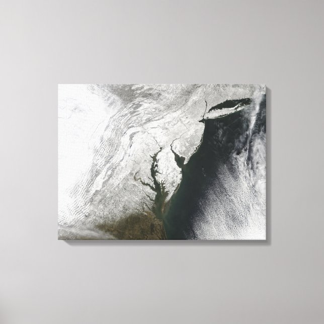 Toile Tempête hivernale sévère (Recto)