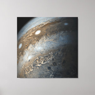 Toile Tempêtes sur Jupiter de Juno Cam (2017)