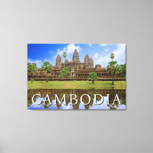 Toile Temple d'Angkor Wat   Kampuchea, Cambodge