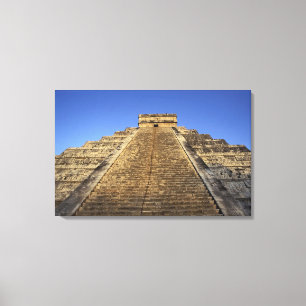 Toile Temple de Kukulcan ou château de Castillo) en 2