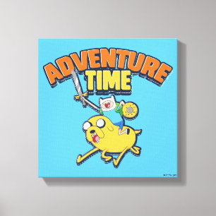 Toile Temps d'aventure Finn Riding Jake