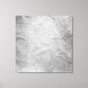 TOILE TEMPS NUMÉRIQUE BLANC GRIS EN PAPIER CRUMPÉ