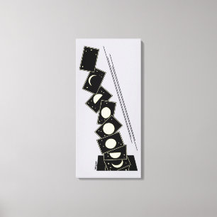 Toile Temps passant à travers un trou