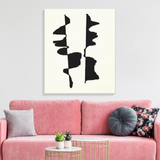 Toile Tendue "Abstrait Dual Face"