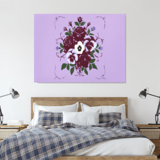 Toile Tendue  - Bouquet de Violettes Leinwanddruck