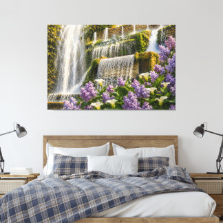 Toile tendue Cascade de Lilas