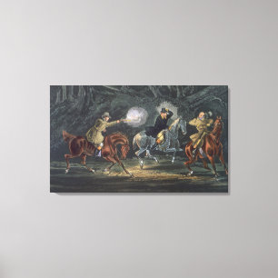 Toile Tenez-vous et livrez, aquatinted par E. Duncan