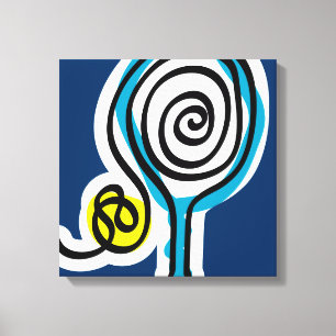 Toile Tennis canvas mur art design