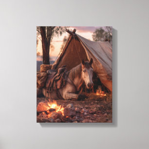 Toile Tente occidentale confortable - Art de campement d