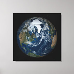 Toile Terre Avec Nuages Et Glace De Mer 2