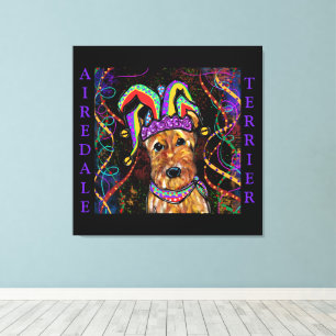 TOILE TERRIER AIREDALE  