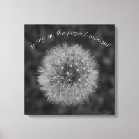 Tête de semence de Dandelion. Soyez Présents En Ce