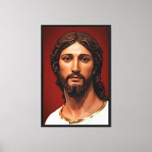 Toile Tête du Christ par Mark Edward Westerfield d'après