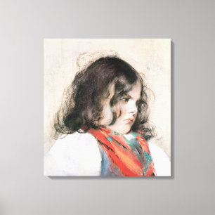 Toile Tête d'un enfant