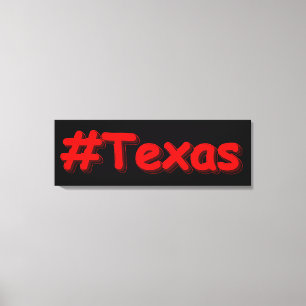 Toile "#Texas " Conception sympa. Commandez dès maintena