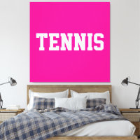 Texte de TENNIS athlétique rose vif sportif amusan